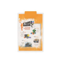 Prancheta Ofício Acrilico In Mold Label Personalizada