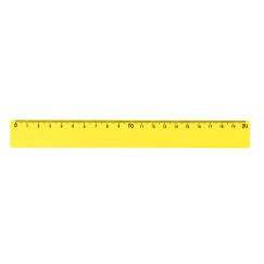 Régua Plástica Colorida 20 cm Personalizada