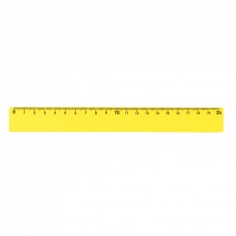 Régua Plástica Colorida 20 cm Personalizada