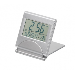 Relógio de Mesa Digital em Alumínio Escovado Personalizada