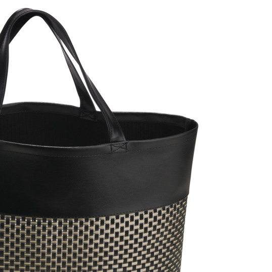 Sacola de Praia em PVC e Couro sintético Personalizada