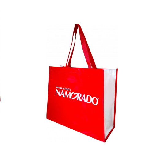 Sacola Ráfia Laminada e Alça Reforçada Personalizada