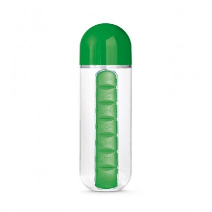 Squeeze Plástico Com Porta Comprimidos 740 ml Personalizado
