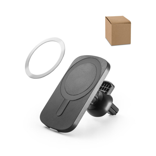 Suporte para carro com Carregador magnético wireless ABs Reciclado Personalizado