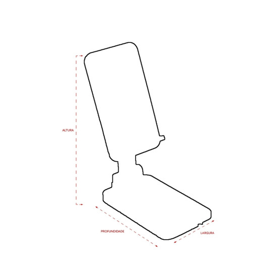 Suporte para Celular Retratil com Base em Bambu Personalizado