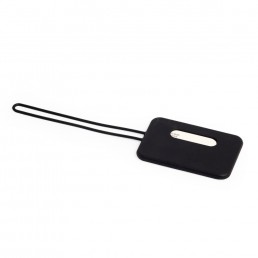 Tag Identificador de Bagagem em Bambu e Silicone Personalizada