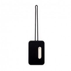 Tag Identificador de Bagagem em Bambu e Silicone Personalizada
