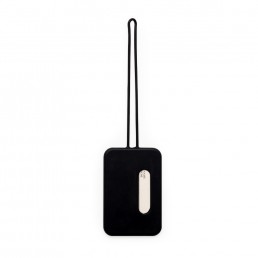 Tag Identificador de Bagagem em Bambu e Silicone Personalizada