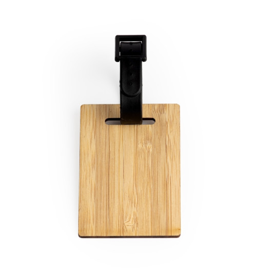 Tag Identificador de Bagagem em Bambu Personalizado