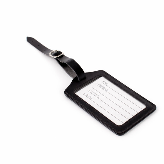Tag Identificadora para Bagagem em Couro Sintético Personalizada