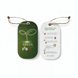 Tag Papel Semente Oval Personalizado