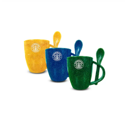 Xícara de Café 100 ml Colorida fibra de Madeira Personalizada