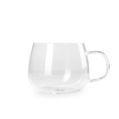 xícara de vidro 400 ml Personalizada