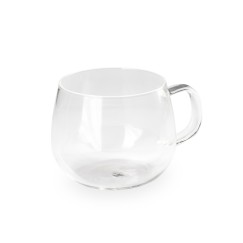 xícara de vidro 400 ml Personalizada